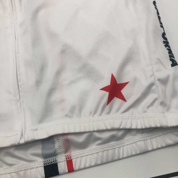 Amgen Tour‎ 10th Anniversary Bicyclist Shirt California Republic Bear Ryan 10 Xl - Picture 3 of 16